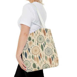 Dreamcatcher Tote - Boho Chic Carryall Festival Bag - Dipaliz - Bags