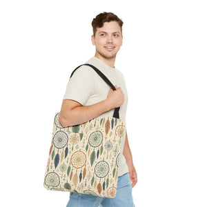 Dreamcatcher Tote - Boho Chic Carryall Festival Bag - Dipaliz - Bags
