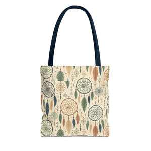 Dreamcatcher Tote - Boho Chic Carryall Festival Bag - Dipaliz - Bags