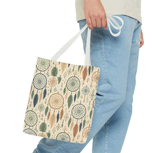 Dreamcatcher Tote - Boho Chic Carryall Festival Bag - Dipaliz - Bags