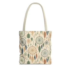 Dreamcatcher Tote - Boho Chic Carryall Festival Bag - Dipaliz - Bags