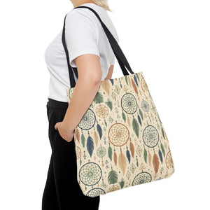 Dreamcatcher Tote - Boho Chic Carryall Festival Bag - Dipaliz - Bags