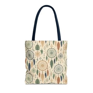 Dreamcatcher Tote - Boho Chic Carryall Festival Bag - Dipaliz - Bags