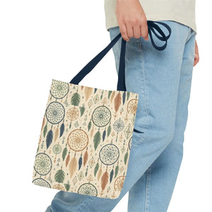 Dreamcatcher Tote - Boho Chic Carryall Festival Bag - Dipaliz - Bags