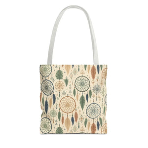 Dreamcatcher Tote - Boho Chic Carryall Festival Bag - Dipaliz - Bags