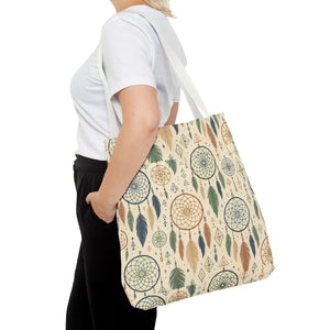 Dreamcatcher Tote - Boho Chic Carryall Festival Bag - Dipaliz - Bags