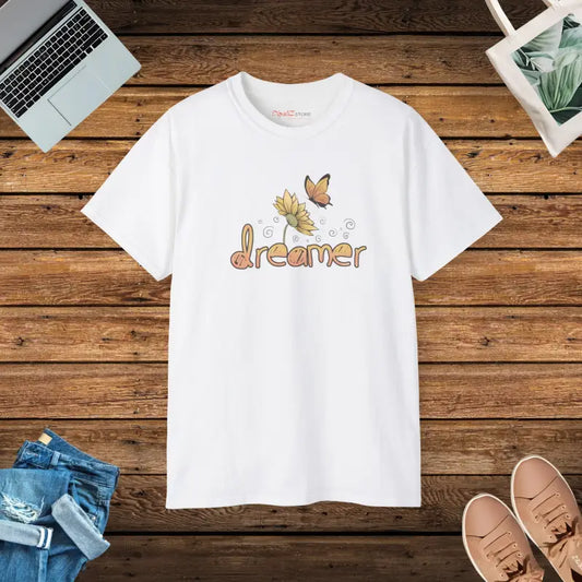 Unisex Ultra Cotton Dreamer Tee: Classic Comfort Awaits - White / s T-shirt