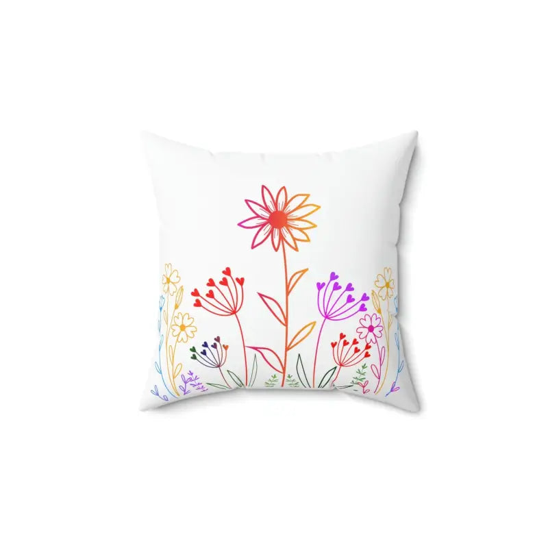 Dreams Bloom Polyester Square Pillow: Wild Style for your Home - Decor