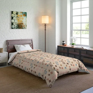 Floral Comforter - Sustainable Polyester Bedding - Dipaliz - Quilts & Comforters