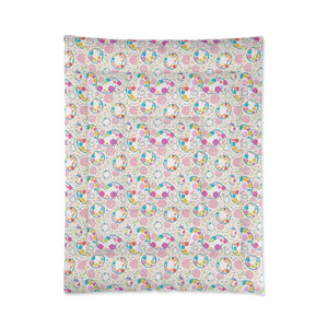 Colorful Comforter - Soft Polyester Circles Design - Dipaliz - Quilts & Comforters