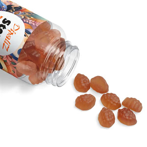 Bliss Sleep Gummies Gmp Certified Berry Flavor by Dipaliz - Clear Bottle + Black Cap / Multiple Fruits / 60 - Herbal