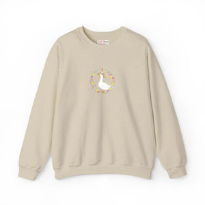 Duck with a Hat Crewneck Sweatshirt, Fall Vibes - Sweatshirts