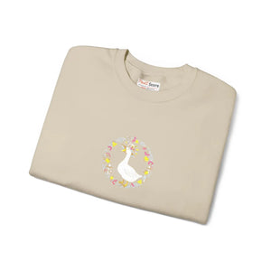 Duck with a Hat Crewneck Sweatshirt, Fall Vibes - Sweatshirts