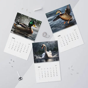 Birds Splashing Wall Calendar 2026 Vibrant Duck Photos - Dipaliz - Calendars