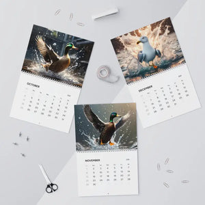 Birds Splashing Wall Calendar 2026 Vibrant Duck Photos - Dipaliz - Calendars