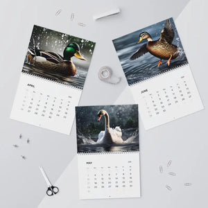 Birds Splashing Wall Calendar 2026 Vibrant Duck Photos - Dipaliz - Calendars