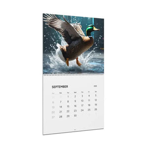 Birds Splashing Wall Calendar 2026 Vibrant Duck Photos - Dipaliz - Calendars