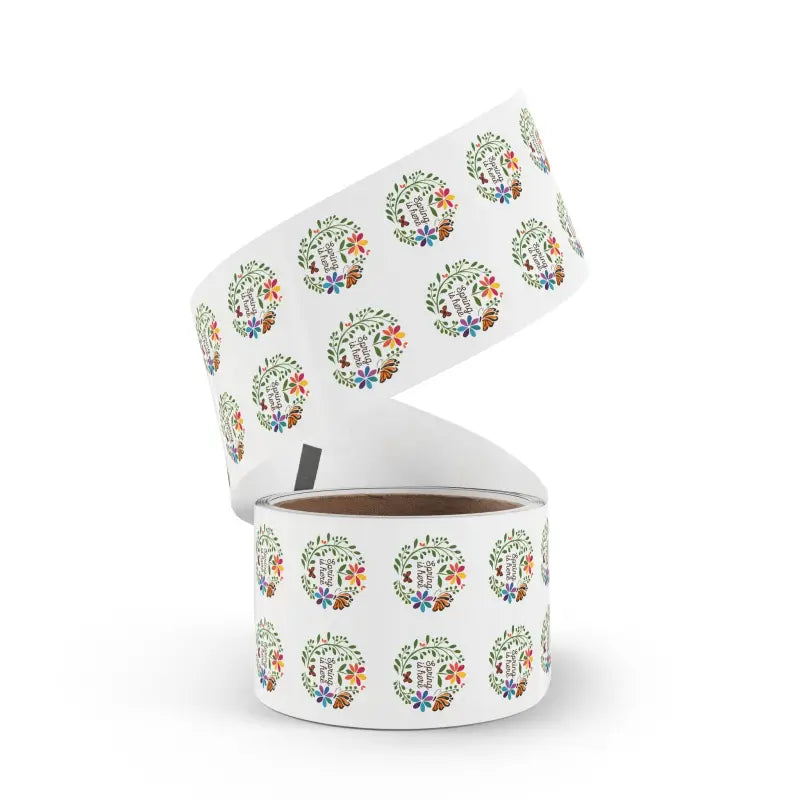 Brighten Up Spring with Durable Round Sticker Label Rolls - Paper Products