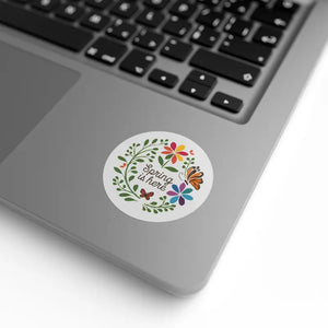 Durable Round Sticker Label Rolls - Vibrant Spring Colors - Dipaliz - Labels & Tags