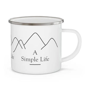 Mug - Stainless Steel Camping - a Simple Life - Dipaliz 12oz