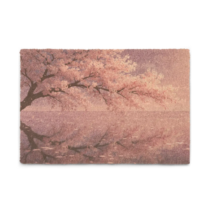 Dusk Cherry Blossom Doormat – Tufted Coir Mat - Dipaliz - Door Mats