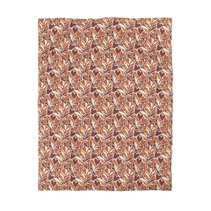Warm Autumn Leaf Duvet Cover – Hand-drawn Botanical - Dipaliz - Covers