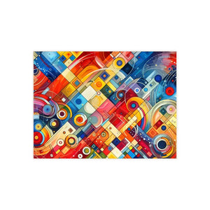 Vibrant Abstract Ceramic Wall Tile - Bold Art Style - Dipaliz - Tiles