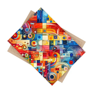 Vibrant Abstract Ceramic Wall Tile - Bold Art Style - Dipaliz - Tiles