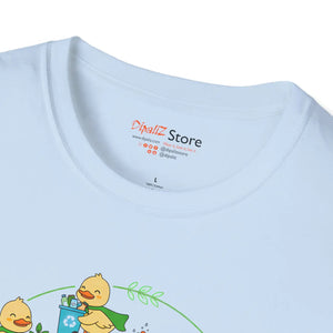 Soft Cotton Earth Day Chickens Tee - Dipaliz - T-shirts