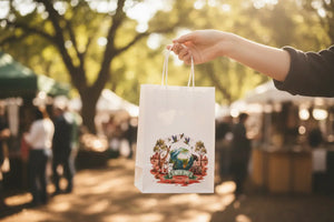 Eco Wildlife Paper Gift Bag - Earth Day Nature - Dipaliz - Bags