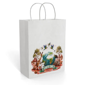 Eco Wildlife Paper Gift Bag - Earth Day Nature - Dipaliz - Bags