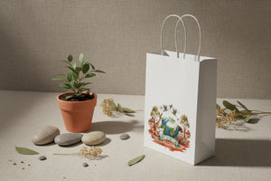 Eco Wildlife Paper Gift Bag - Earth Day Nature - Dipaliz - Bags