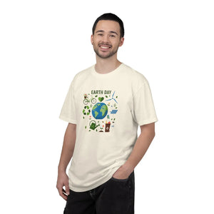 Soft Earth Day Graphic Tee - Heavyweight Cotton - Dipaliz - T-shirts