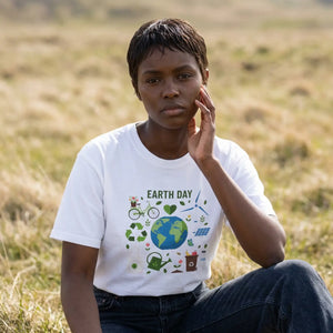 Soft Earth Day Graphic Tee - Heavyweight Cotton - Dipaliz - T-shirts