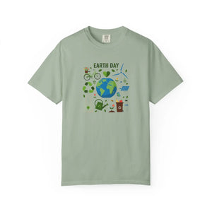 Soft Earth Day Graphic Tee - Heavyweight Cotton - Dipaliz - T-shirts