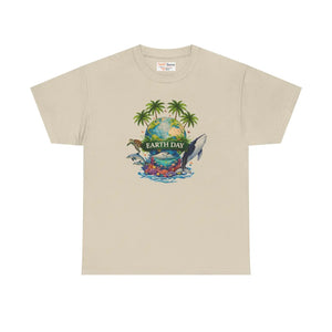 Soft Earth Day Graphic Tee - Tropical Ocean - Dipaliz - Sand / s - T-shirt