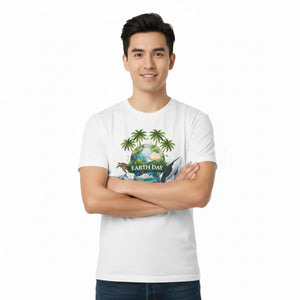 Soft Earth Day Graphic Tee - Tropical Ocean - Dipaliz - T-shirt