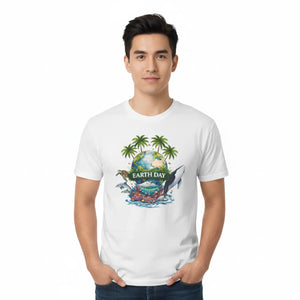 Soft Earth Day Graphic Tee - Tropical Ocean - Dipaliz - T-shirt