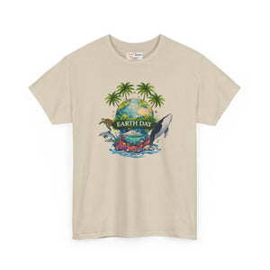 Soft Earth Day Graphic Tee - Tropical Ocean - Dipaliz - T-shirt