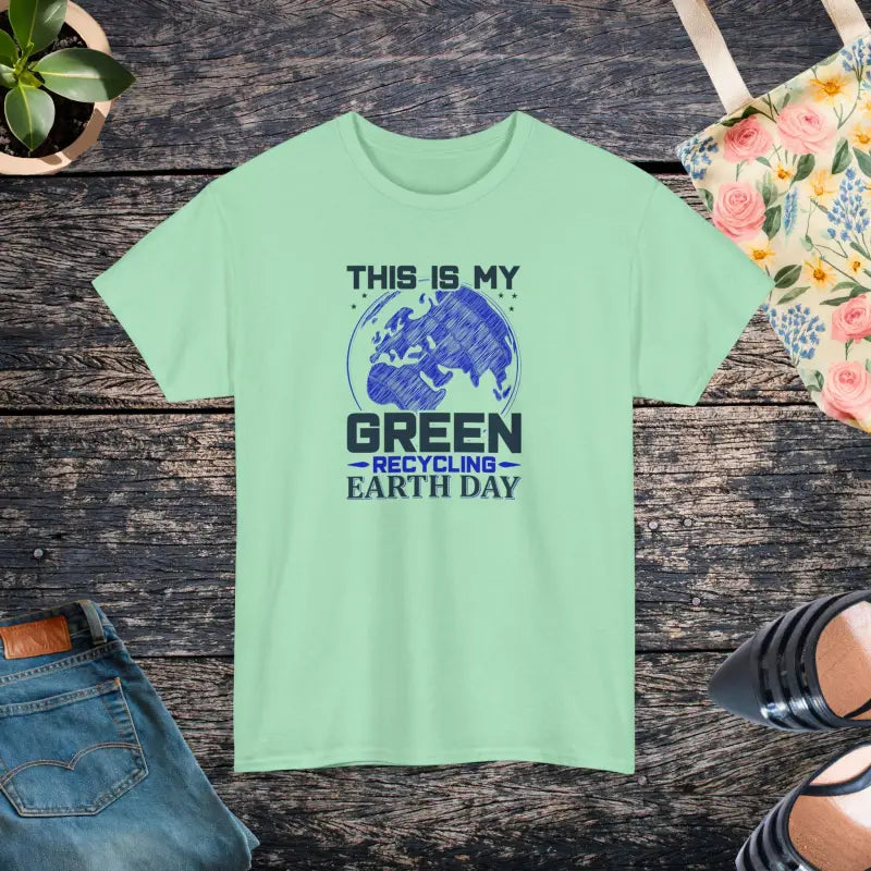 Celebrate Earth Day in Style with our Deluxe Green Tee - Mint / s T-shirt