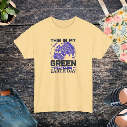 Celebrate Earth Day in Style with our Deluxe Green Tee - Yellow Haze / s T-shirt