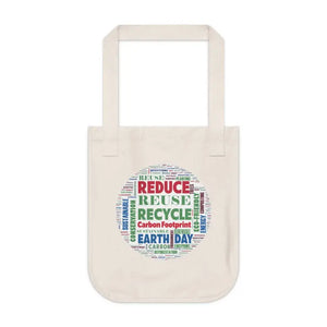 Organic Canvas Tote with Econscious Tag for Earth Day - Dipaliz - Bags