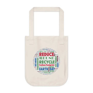 Organic Canvas Tote with Econscious Tag for Earth Day - Dipaliz - Bags