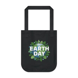 Minimalist Earth Day Tote - Organic Canvas Style - Dipaliz - Bags