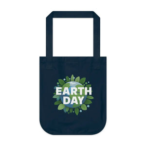 Minimalist Earth Day Tote - Organic Canvas Style - Dipaliz - Bags
