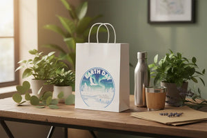 Northern Lights Paper Gift Bag - Earth Day - Dipaliz - Bags