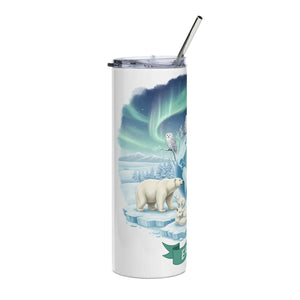 Insulated Earth Day Polar Wildlife 20oz Tumbler - Dipaliz - Tumblers
