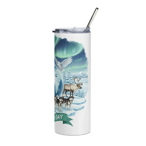 Insulated Earth Day Polar Wildlife 20oz Tumbler - Dipaliz - Tumblers