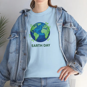 Cute Earth Graphic Tee - Soft Cotton Day - Dipaliz - T-shirts