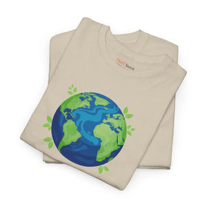 Cute Earth Graphic Tee - Soft Cotton Day - Dipaliz - T-shirts